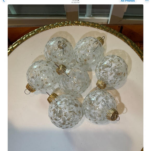 Classic VTG Beautiful Glass Christmas Ornaments Made in West Germany - Picture 3 of 7